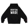 Sudadera con capucha de peso grueso fabricada en Nueva York