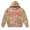 Sudadera con capucha y cremallera Camo