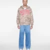 Sudadera con capucha y cremallera Camo