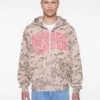Sudadera con capucha y cremallera Camo