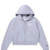 Sudadera con capucha y cremallera completa BGC clásica para mujer