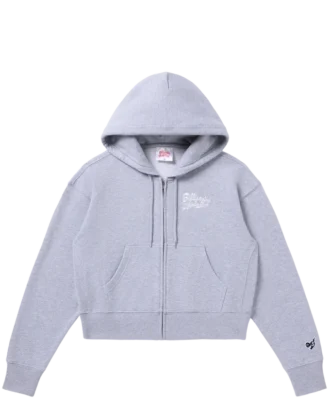 Sudadera con capucha y cremallera completa BGC clásica para mujer