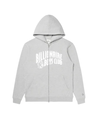 Sudadera con capucha y cremallera completa con el Curve Logo