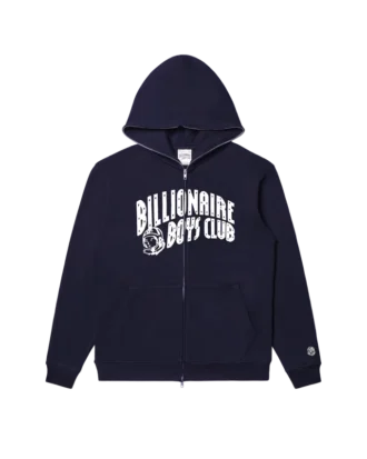 Sudadera con capucha y cremallera completa con el Curve Logo