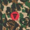 Sudadera con capucha y cremallera de camuflaje para mujer