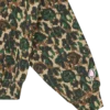 Sudadera con capucha y cremallera de camuflaje para mujer