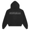 Sudadera con capucha y cremallera de cristal para mujer
