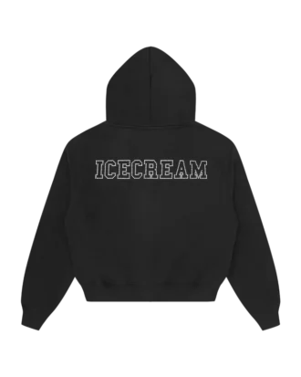 Sudadera con capucha y cremallera de cristal para mujer