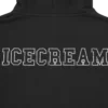 Sudadera con capucha y cremallera de cristal para mujer