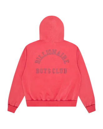 Sudadera con capucha y cremallera de estilo universitario oversize