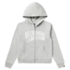 Sudadera con capucha y cremallera para niño con el Curve Logo clásico