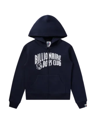Sudadera con capucha y cremallera para niño con el Curve Logo clásico
