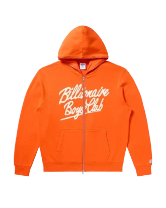 Sudadera con capucha y cremallera Script