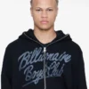 Sudadera con capucha y cremallera Script