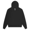 Sudadera con capucha y logotipo en arco adornado