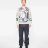 Sudadera con cara grande