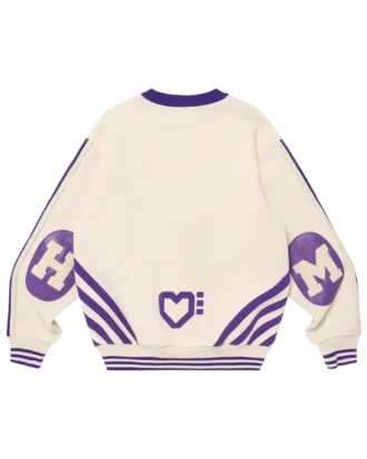 Sudadera con parches en los codos
