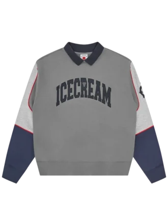 Sudadera de calentamiento con cuello