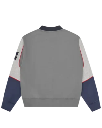 Sudadera de calentamiento con cuello