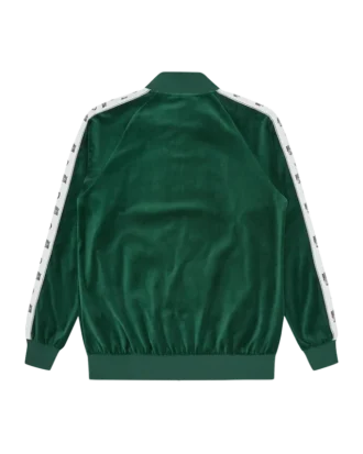 Sudadera de velour con cinta y logotipo «Small Arch Logo»